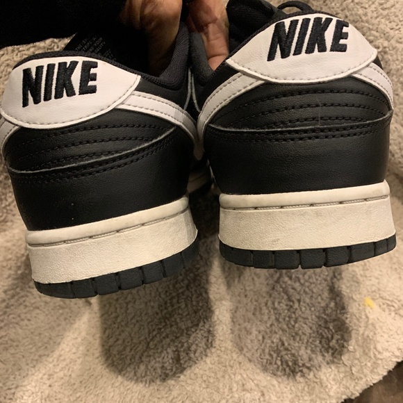 Nike Dunk Low Black  Panda 2.0 White Reverse DV0831-002 - Picture 4 of 7
